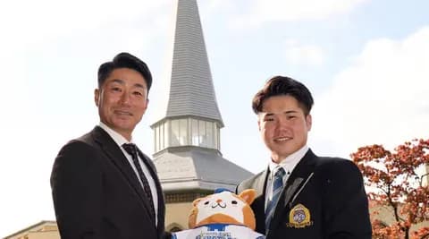 【DeNA】ドラ1小田康一郎、実は相思相愛だった！「ベイスターズで野球がしたい」指名の瞬間に内心ガッツポーズ