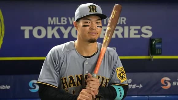【悲報】阪神タイガース佐藤輝明さん、キャンプ10日前でまだ契約未更改・・・・・