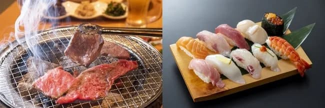 「焼き肉一生無料」VS「寿司一生無料」←これ