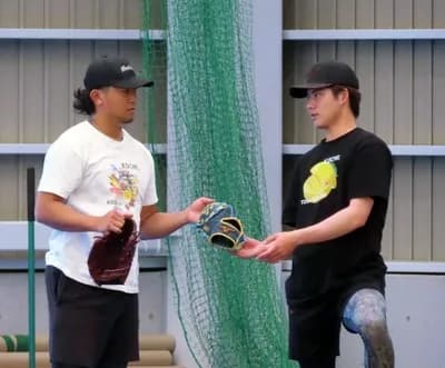 中日・金丸、憧れのカブス今永と24時間行動を共にする