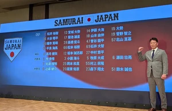 WBC日本代表メンバーが発表される