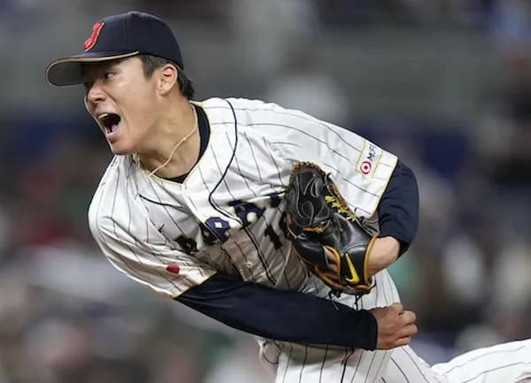 W　B　C　メ　ン　バ　ー　に　山　本　由　伸　