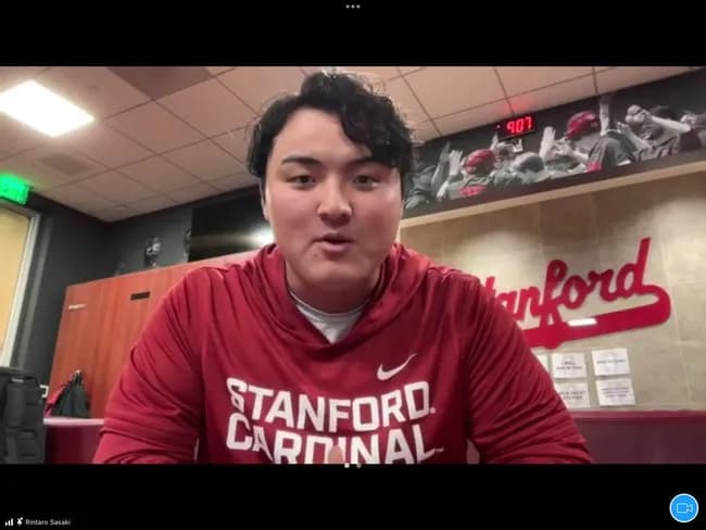 佐々木麟太郎「最終的な目標はメジャー」鷹１位指名に「光栄」…今後占う新シーズンへ「集中」