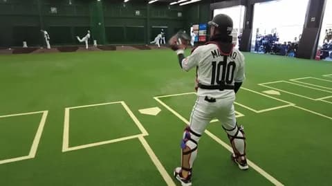 動画　石垣元気のプロ初ブルペン、サブロー監督もロッテファンも絶賛