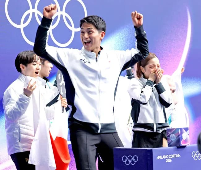 【五輪】「りくりゅう」三浦璃来、木原龍一は驚異の８２・８４点、自己ベストで首位…フィギュアスケート団体