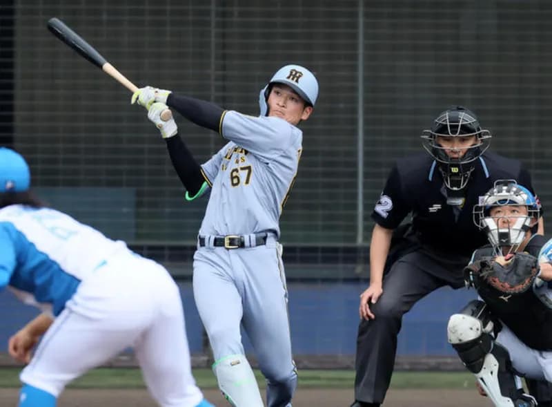 【朗報】高寺望夢、対外試合で2打数2安打1本塁打wwwwwwww