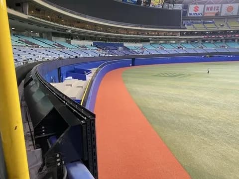 バンテリンドームのホームランウイング設置工事、進捗率75%まで進む！