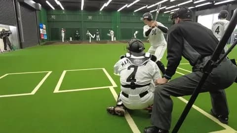 毛利・松川の同級生バッテリーがブルペンで躍動！