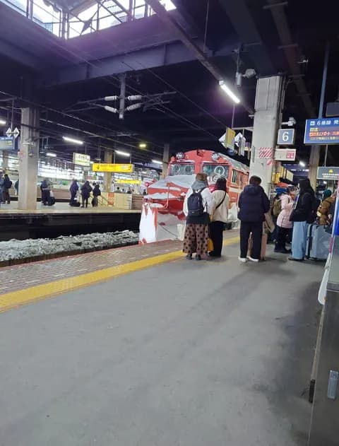 札幌駅にイカツイ電車止まってるんやが