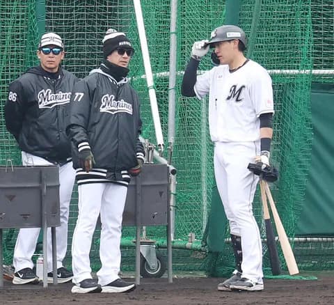 安田尚憲、ライブBPで安打性の打球を連発！サブロー監督「あの辺がちゃんと打ってくれたらいいと思います」