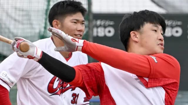 カープ坂倉3ラン！ドラ3勝田小園名原佐々木2安打1打点！ドラ1平川2塁打！アリア＆アルティ0封！大瀬良1回4失点。益田1回3失点【紅0-7白/紅白戦試合結果】