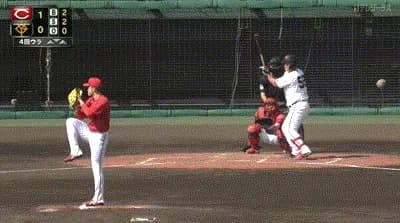 【巨人対広島練習試合】巨人・リチャード、スリーベース！！！！！！！！！！！