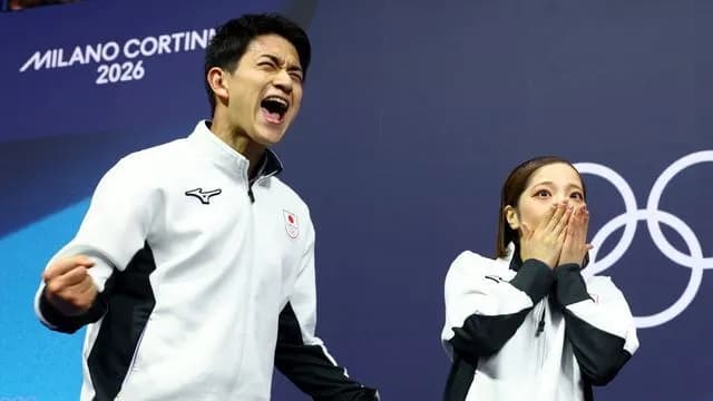 フィギュアスケートペア　りくりゅう金