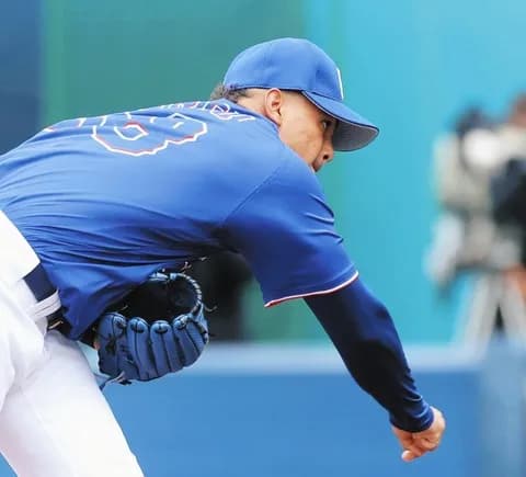 中日アブレウ、来日初実戦で2回1失点　最速156キロをマーク