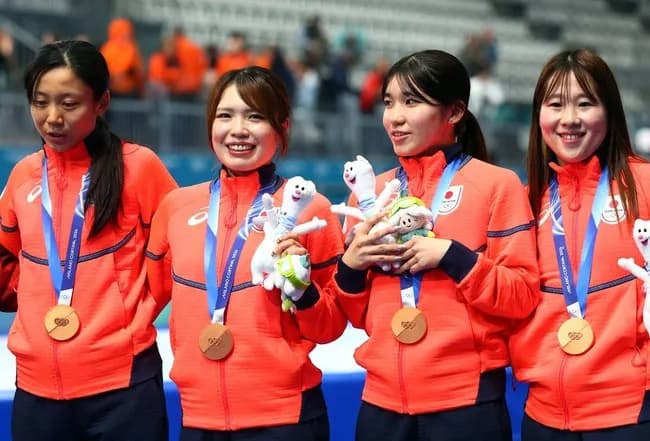 【冬季五輪】日本、過去最多更新の大会通算１９個目メダル！　メダルラッシュ継続…スピード女子団体追い抜きで銅メダル