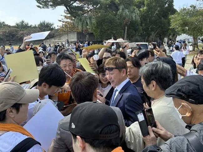 【朗報】立浪、阿部監督に会いに巨人キャンプに降臨w w w w w w w w w w w w w w w w w w w w