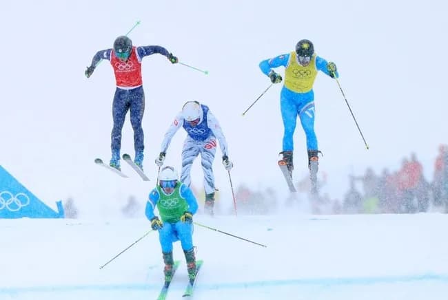 【五輪】男子スキークロス　古野慧はあと一歩、日本勢史上初メダル叶わず4位...過酷レース乗り越え大健闘