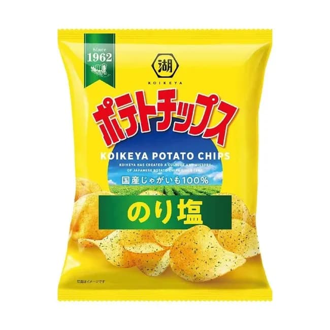 ポテチ最強は『湖池屋』のり塩だよな？