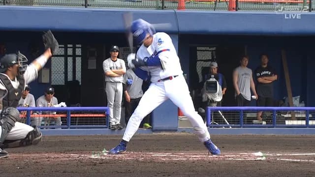 石川柊太、1球で危険球退場