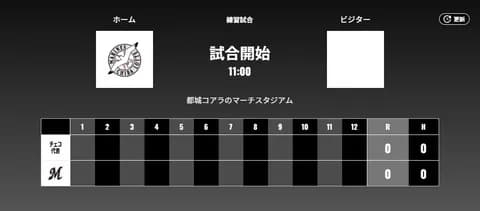 試合実況　2月23日11:00～ ロッテ－チェコ GLOBAL FRIENDSHIP SERIES 2026