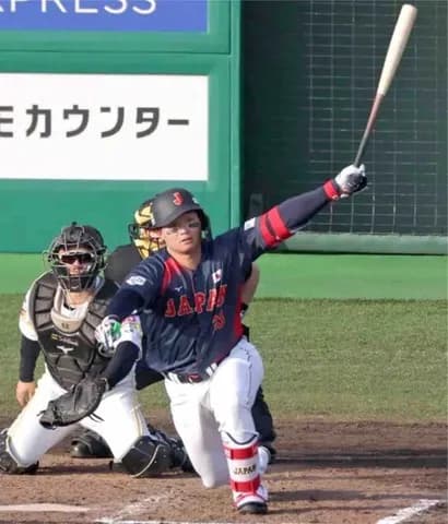 ２日間で３安打４打点も、侍ジャパンの阪神・森下翔太は「内容は納得がいってない」