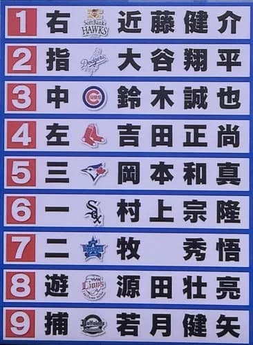 WBC2026 侍ジャパン打線、ガチのマジでこれに決まり