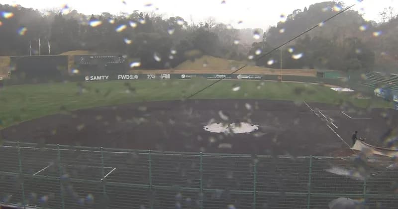 西武オリ戦が雨天コールド…武内２回無失点の好投