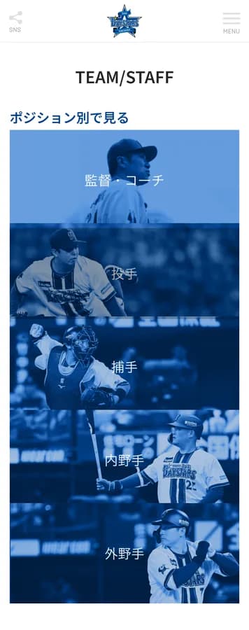 DeNA公式サイトの選手名鑑が一部リニューアル　Q&Aやファンへのメッセージ、個人SNSへのリンクなど内容が充実！