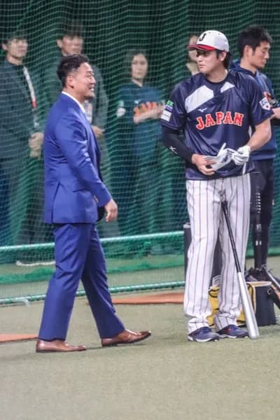 【画像】大谷翔平さん、中田翔を見つける