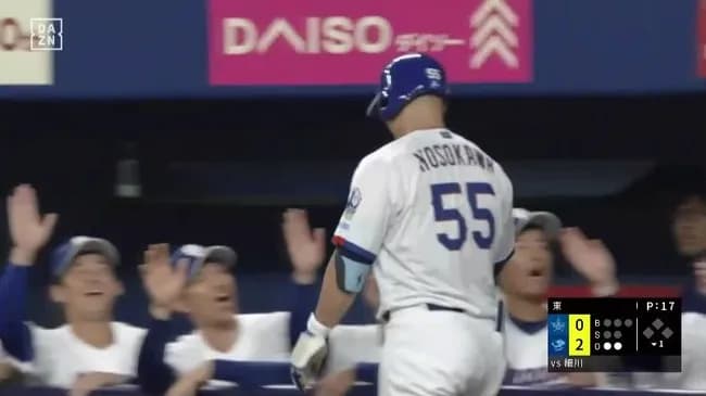 【中日対DeNAオープン戦】中日・細川成也、対外試合二試合連発となるオープン戦第1号先制2ランホームラン！！！！！！！！！！！！！！！！！！