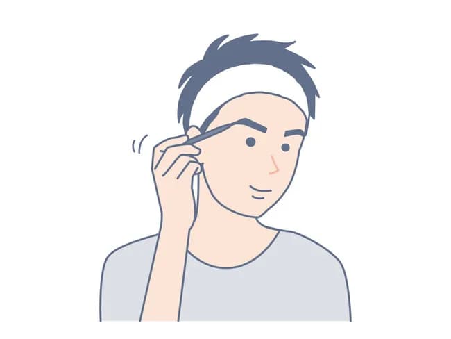 眉毛の形整えるのむずすぎやろ