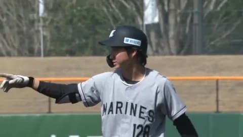 動画　ロッテ育成の杉山くん、脚が速すぎるwww