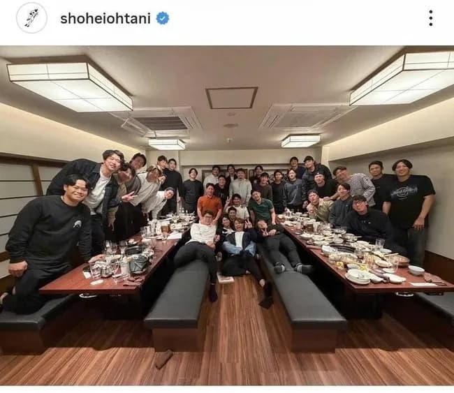 焼肉屋に大谷と愉快な仲間達きて大事パニックww