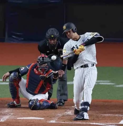 阪神・ドラ３岡城　初球をしっかりと振り切って左翼線に　左翼争いに割って入っていければ面白い　谷佳知氏が高評価