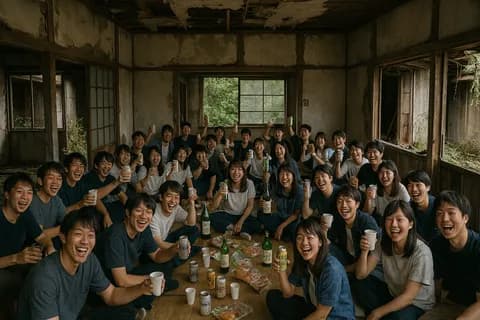 【沖縄】高校の卒業式を終えたばかりの18歳が空き家に集結し集団飲酒　36人が一斉に補導される