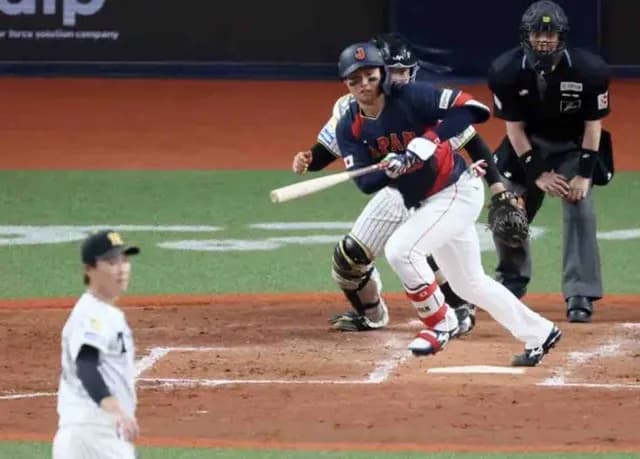 【WBC】森下翔太、所属する阪神を相手に代打で勝負強さ発揮　７回に湯浅から２点適時打