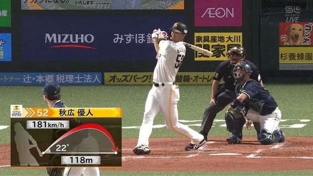 秋広、打球速度181キロ！ 衝撃の弾丸ホームランｗｗｗｗ