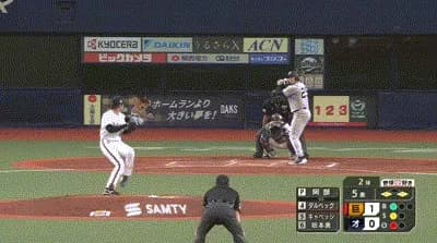 【オリックス対巨人オープン戦】巨人、5回表1アウト一三塁からダルベックのタイムリー内野安打でリードを2点に広げる！！！！！！！！！