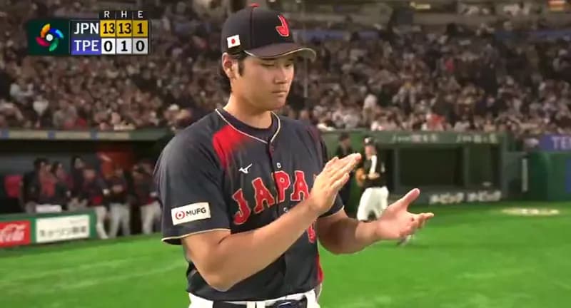 【WBC】侍ジャパンが台湾に13-0圧勝！大谷グラスラ＆源田4打点で7回コールド