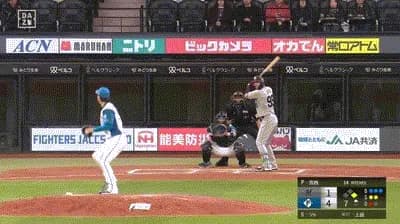 【日本ハム対ロッテオープン戦】ロッテ・ソト、日本ハム・宮西からオープン戦第1号2ランホームラン！1点差に詰め寄る！！！！！！！！！！！！