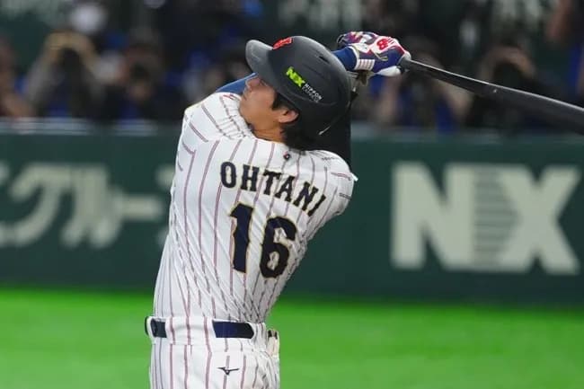 WBC大谷翔平　打率.833(6-5) 2本 6打点 OPS2.875