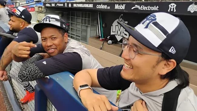 【画像】オコエ、メキシコの球団で楽しそう