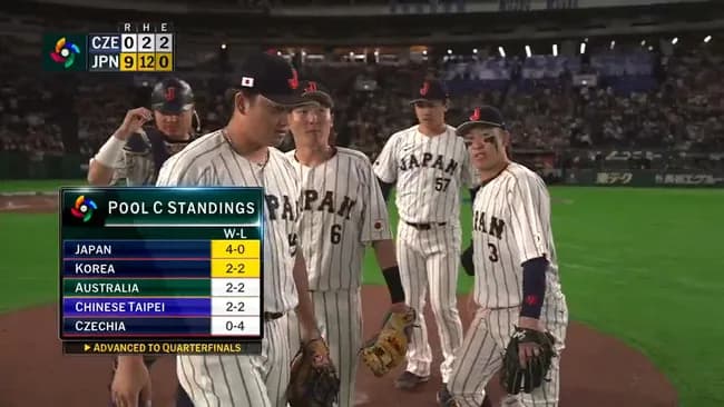 【対チェコ戦】侍ジャパン祝勝会【勝ち】