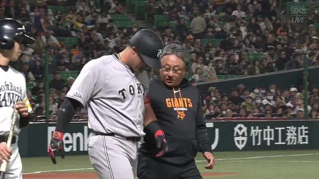 リチャード骨折　古巣から2日連続死球