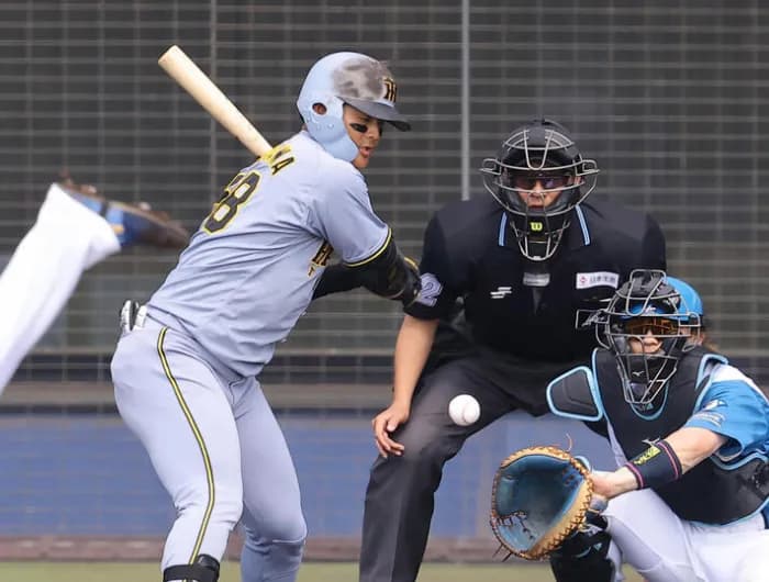 前川右京さん、二軍の試合で4打数0安打　キツい