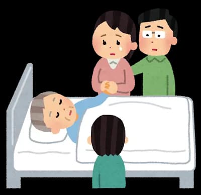 父親ぽっくり死んじゃった