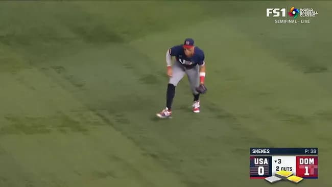 【WBC準決勝・ドミニカ対アメリカ】アメリカ　アーロン・ジャッジのレーザービーム！！！！！！！！！！！！！！！！