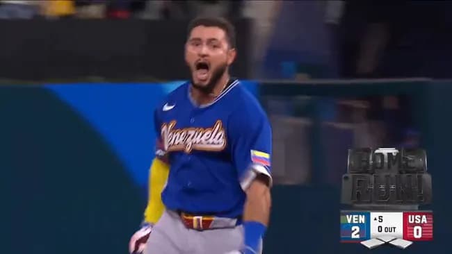 【WBC決勝・アメリカ対ベネズエラ】ベネズエラ、5回表にアブレイユのソロホームランでリードを2点に広げる！！！！！！！！！！！！！！！