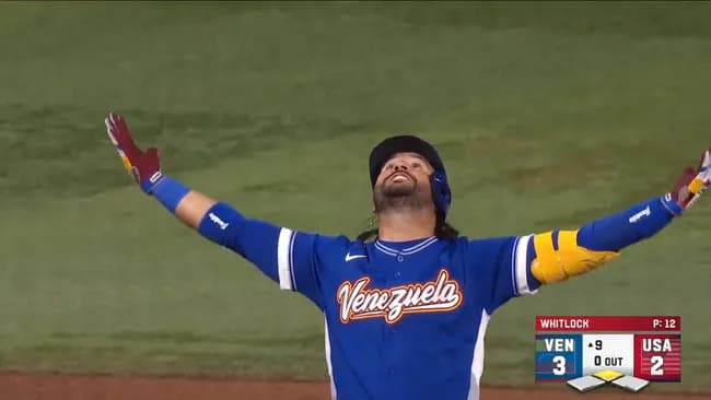 【WBC決勝・アメリカ対ベネズエラ】ベネズエラ、9回表無死二塁からスアレスのタイムリーツーベースで勝ち越し！！！！！！！！！！！！！！！！！！！