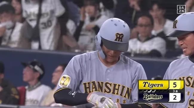 【オリックス対阪神オープン戦】阪神、3回表2アウト二塁から高寺のタイムリーで1点追加！リードを3点に広げる！！！！！！！！！！！！